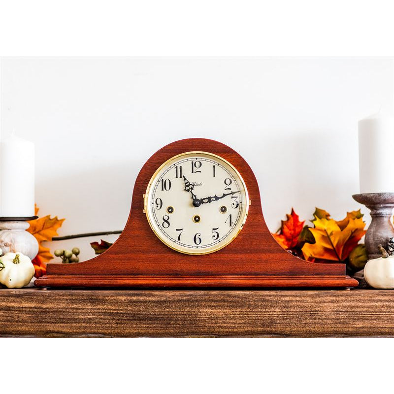 Hermle SWEET BRIAR Mechanical Mantel Clock 21135N90340, Cherry