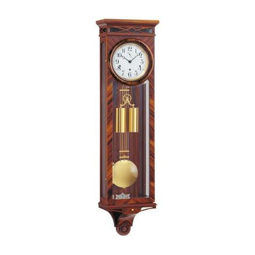 Wall Clock / Regulator - Kieninger 2591-56-02 Weight Regulator Wall Clock, Westminster Chime, Rosewood