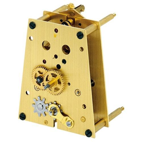 Wall Clock / Regulator - Kieninger Amalie 2851-23-01 Flat Mini Weight Regulator, Walnut & Brass