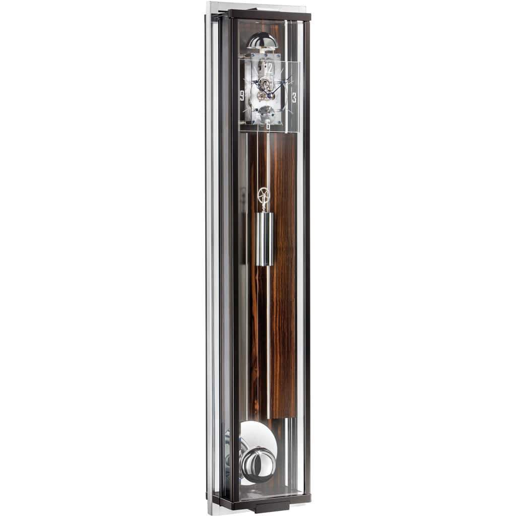 Wall Clock / Regulator - Kieninger Spherica 2731-57-01 Regulator Wall Clock, Black With Ceramic Elements, Ltd 100