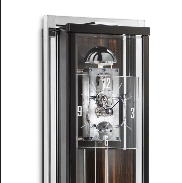 Wall Clock / Regulator - Kieninger Spherica 2731-57-01 Regulator Wall Clock, Black With Ceramic Elements, Ltd 100