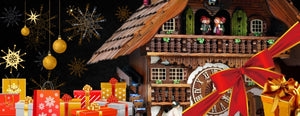 Black Forest Cuckoo Clocks Chime Holiday Magic Timely and Timeless has clocks and free gifts to make your holidays complete