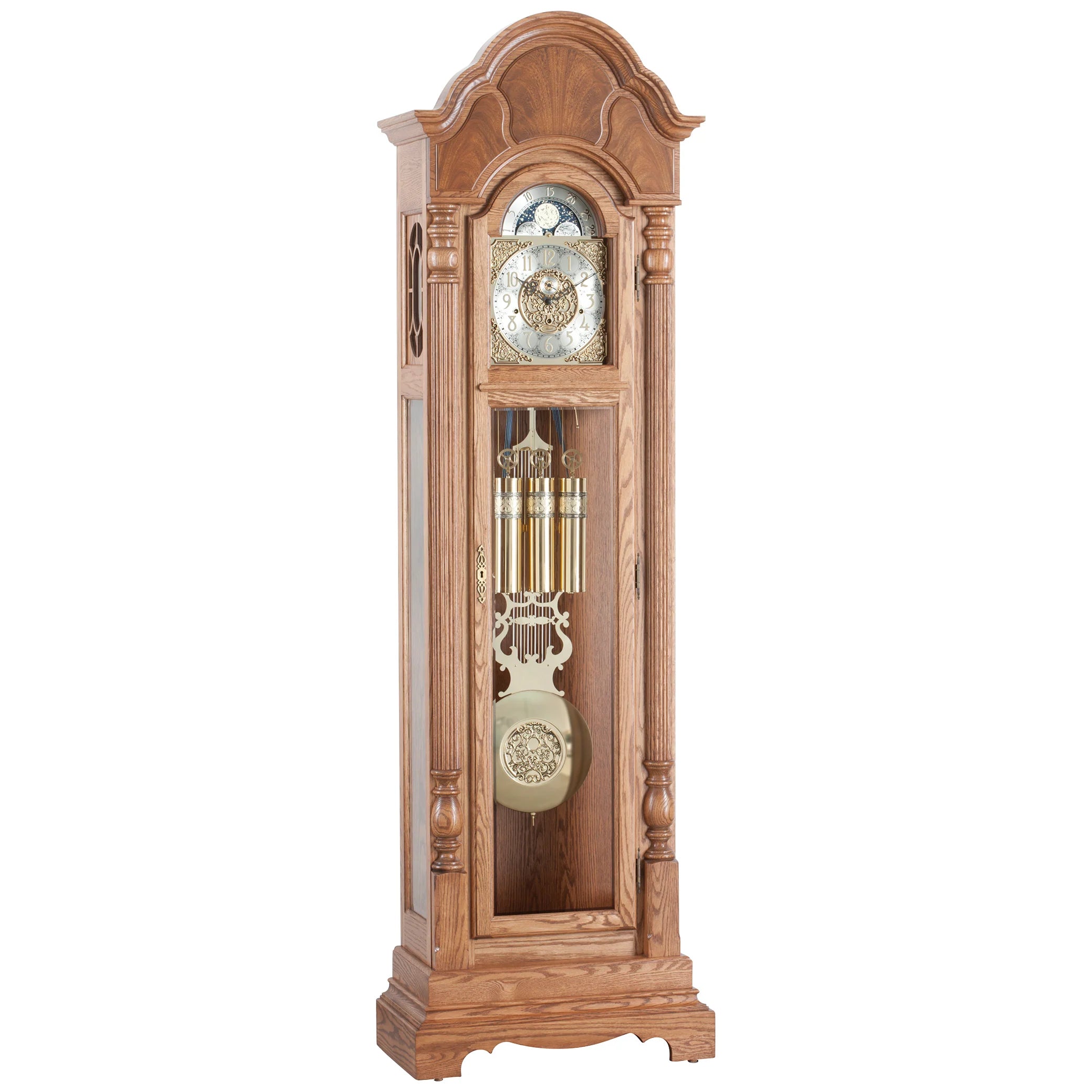 Hermle Grandfather Clock DIY The Nottingham Kit, 1161 Chain Driven Triple Chime Movement, Kit 1205