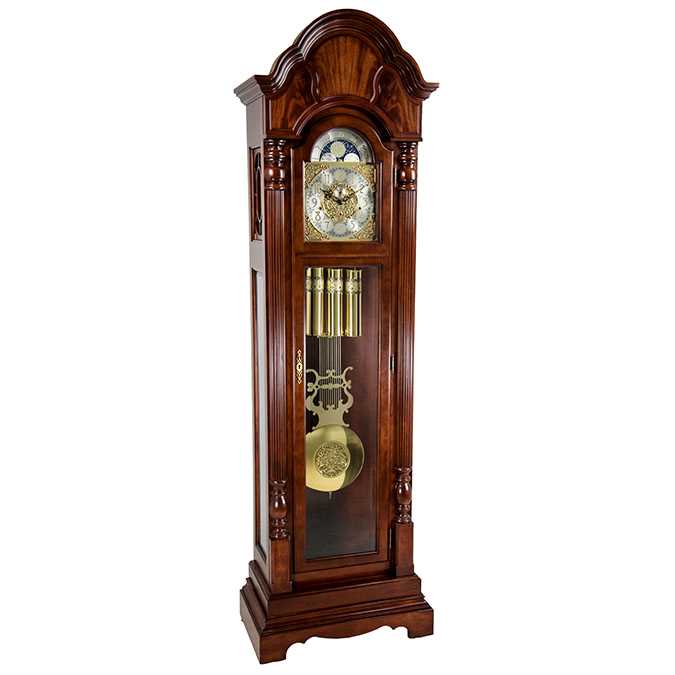 Hermle Grandfather Clock DIY The Nottingham Kit, 1161 Chain Driven Triple Chime Movement, Kit 1205