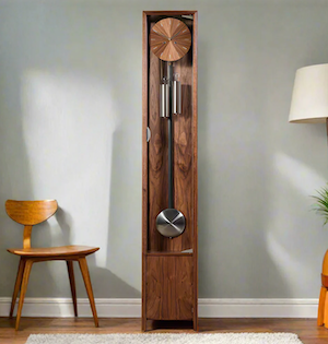 Comitti of London, Froxfield Floor Clock in Walnut, C1215S