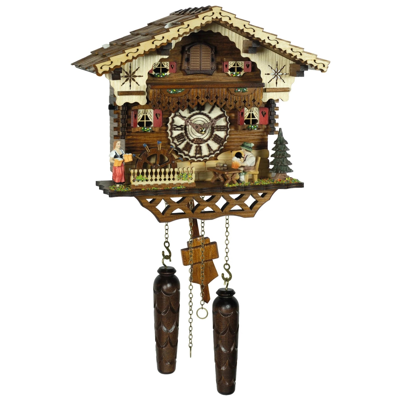 Hermle GUNTER Black Forest Carved Cuckoo Clock Model 87000