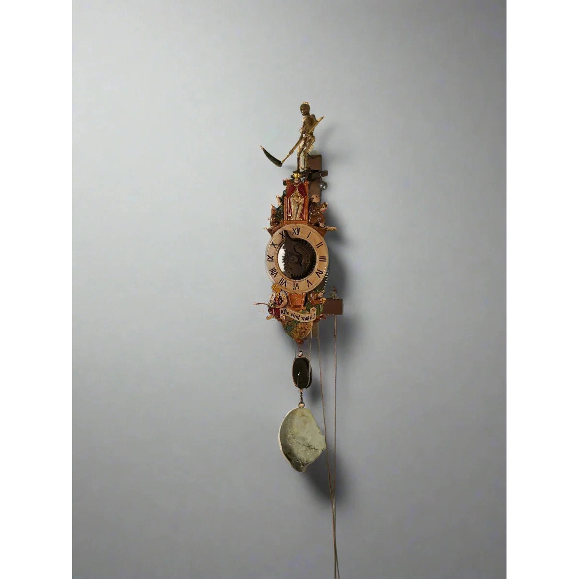 Romba Waaguhr Black Forest One Handed Clock "All Are Mine" Model 7641