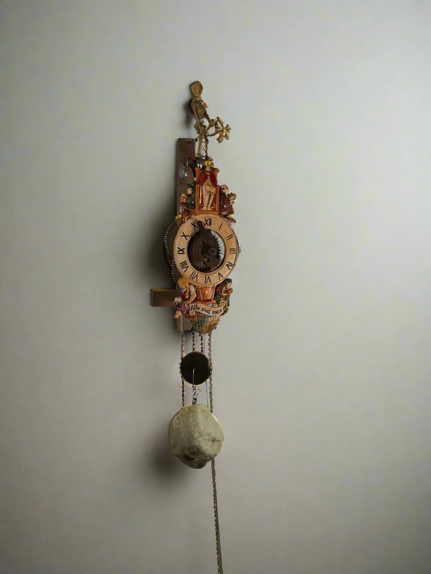 Romba Waaguhr Black Forest One Handed Clock "All Are Mine" Model 7641