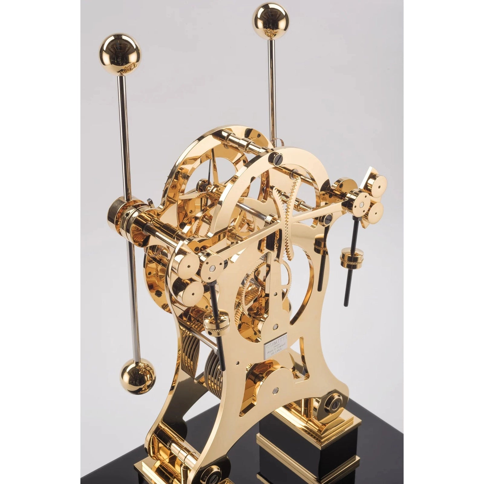 Comitti  Navigator  s5626g Table Clock, Gold Plated, Limited Edition Historic Ships Navigator