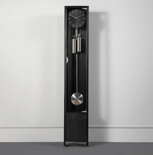 Comitti of London, Froxfield Floor Clock in Black Oak, C1915S