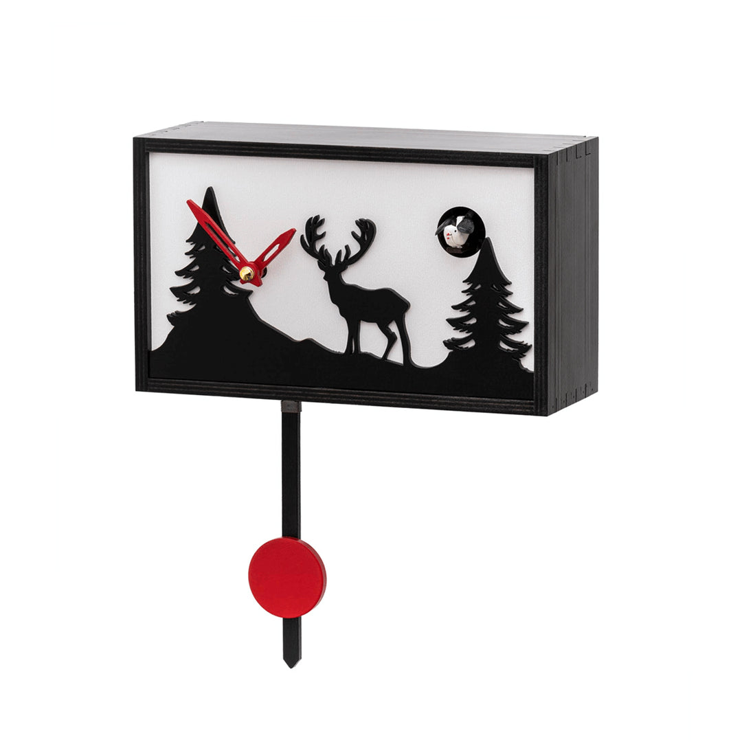 Hermle Callum modern cuckoo clock in black