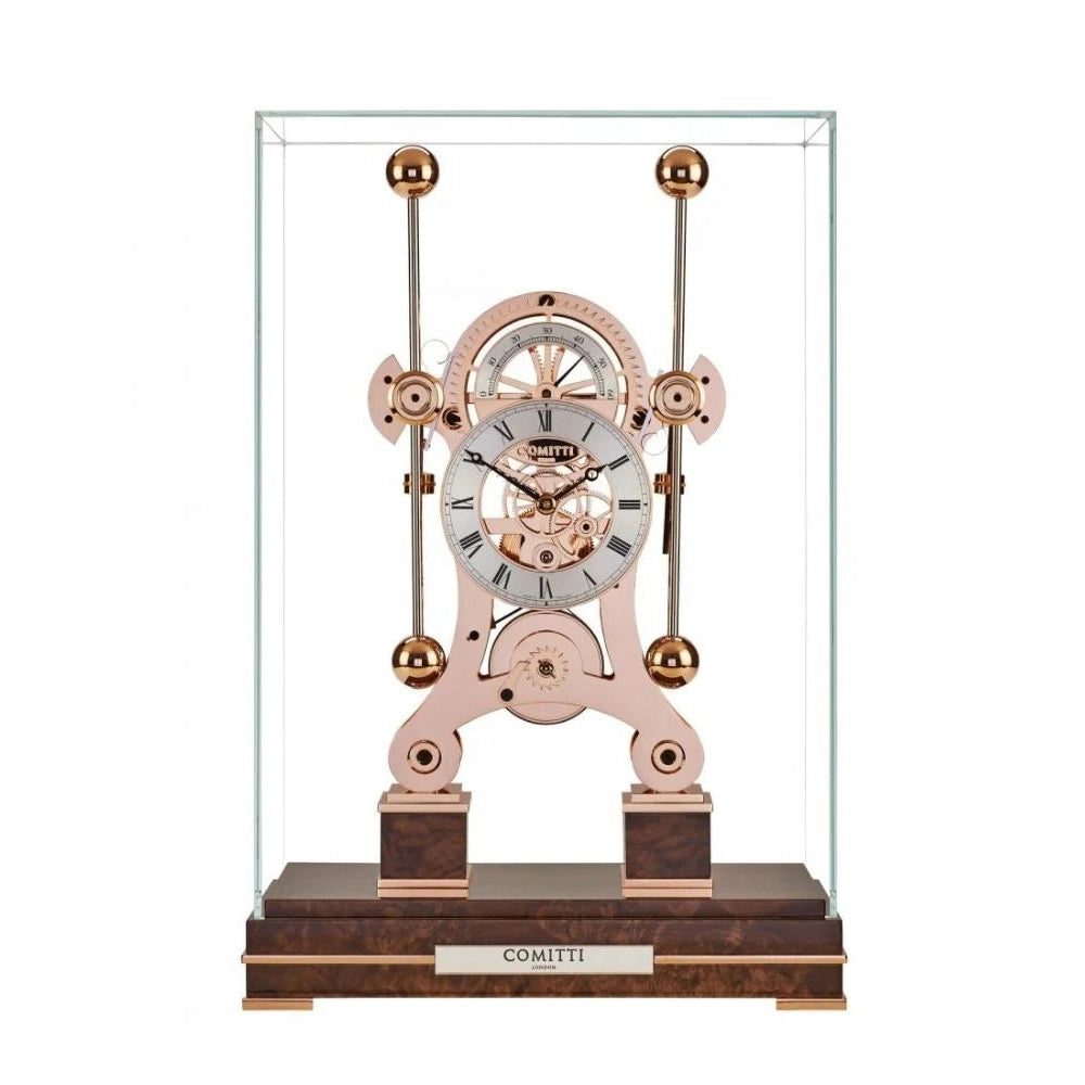 Comitti  Navigator s5266rg Table Clock, Limited Edition Rose Gold Navigator