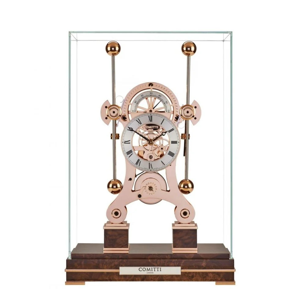 Comitti  Navigator s5266rg Table Clock, Limited Edition Rose Gold Navigator