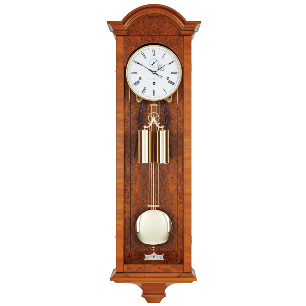 Comitti of London, The Canterbury Wall Clock, Walnut, C3202CH