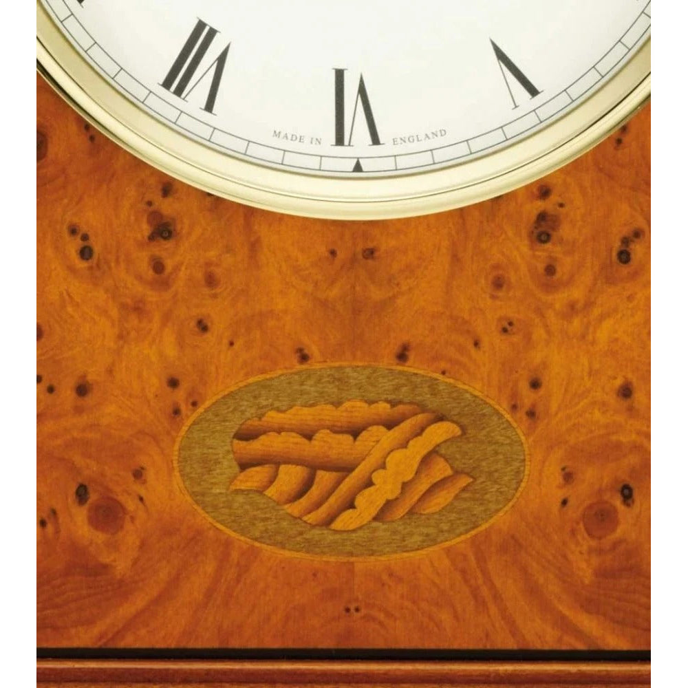 Comitti The Regency Arch Top - Bell StrikeTable Clock, Yew Veneer, C4402S