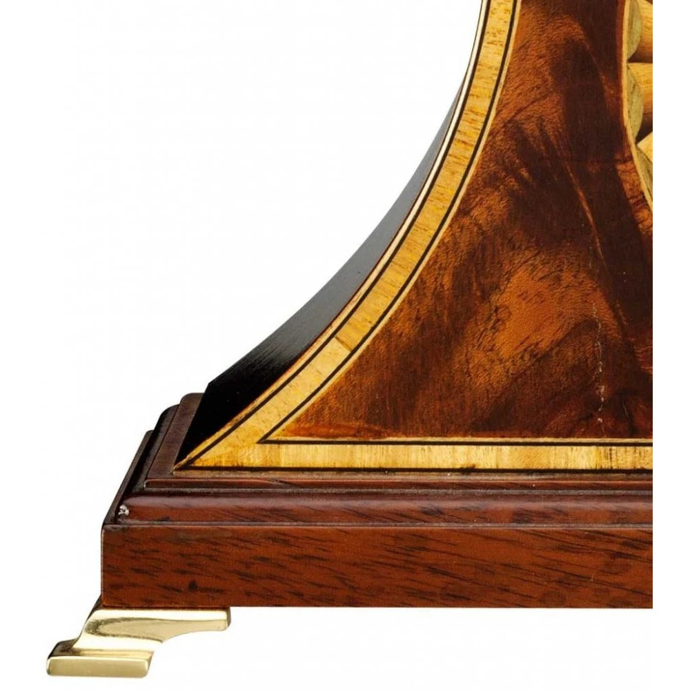 Comitti The Regency Balloon - Bell Strike Table Clock, Mahogany, C4101S