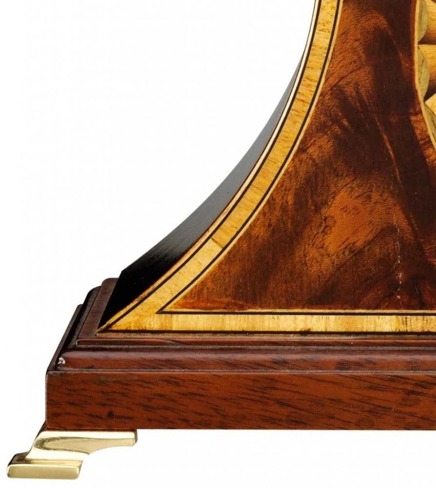 Comitti The Regency Balloon - Bell Strike Table Clock, Mahogany, C4101S