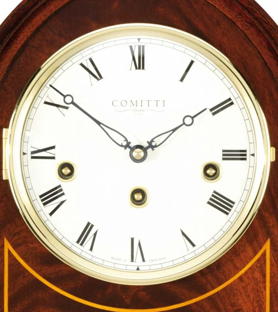 Comitti The Regency Lancet - Westminster Chime Table Clock, Mahogany, C4105CH