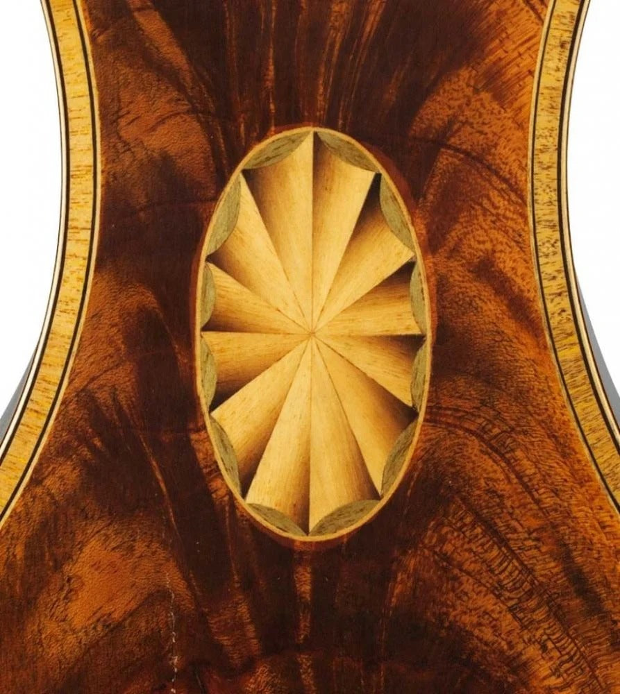 Comitti The Regency Balloon - Bell Strike Table Clock, Mahogany, C4101S