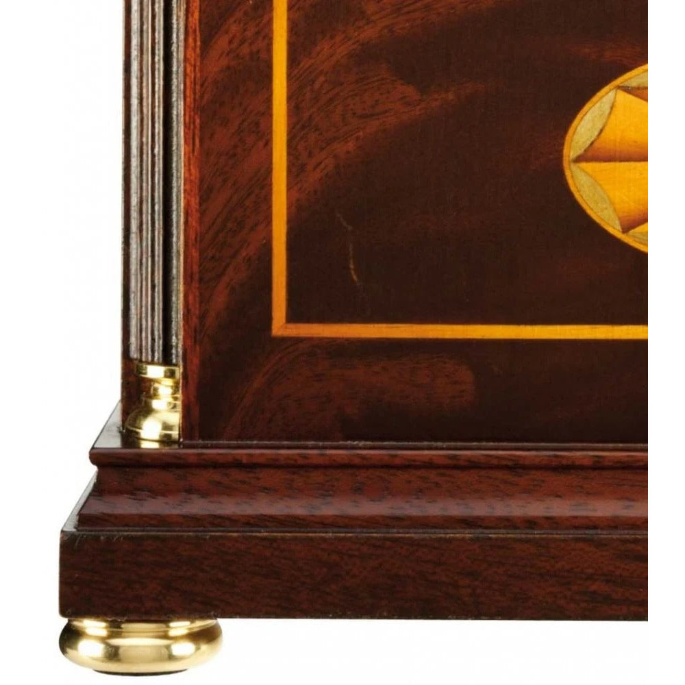 Comitti The Regency Lancet - Westminster Chime Table Clock, Mahogany, C4105CH