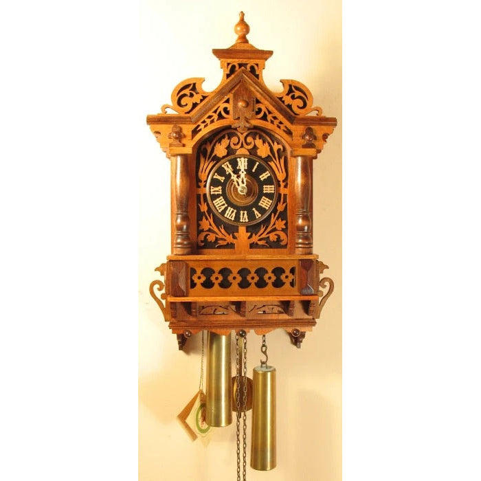 Rombach & Haas (Romba) FRETWORK Model 8264 8-DAY Black Forest Cuckoo Clock with Intricate Details