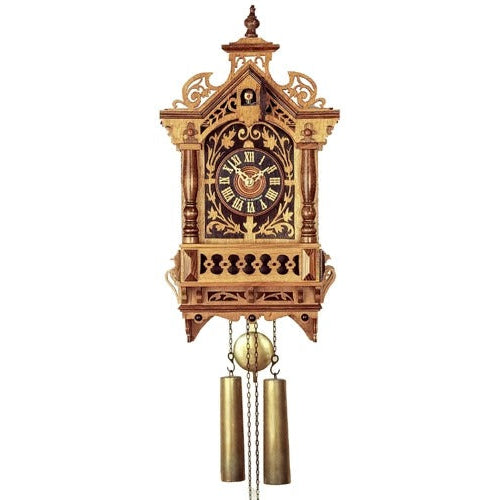 Rombach & Haas (Romba) FRETWORK Model 8264 8-DAY Black Forest Cuckoo Clock with Intricate Details