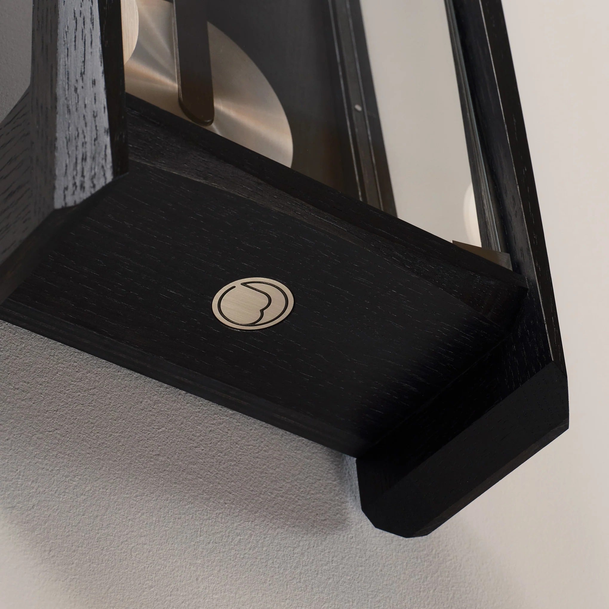 Comitti of London, THE FROXFIELD Wall Clock in Black Oak, c3815tp