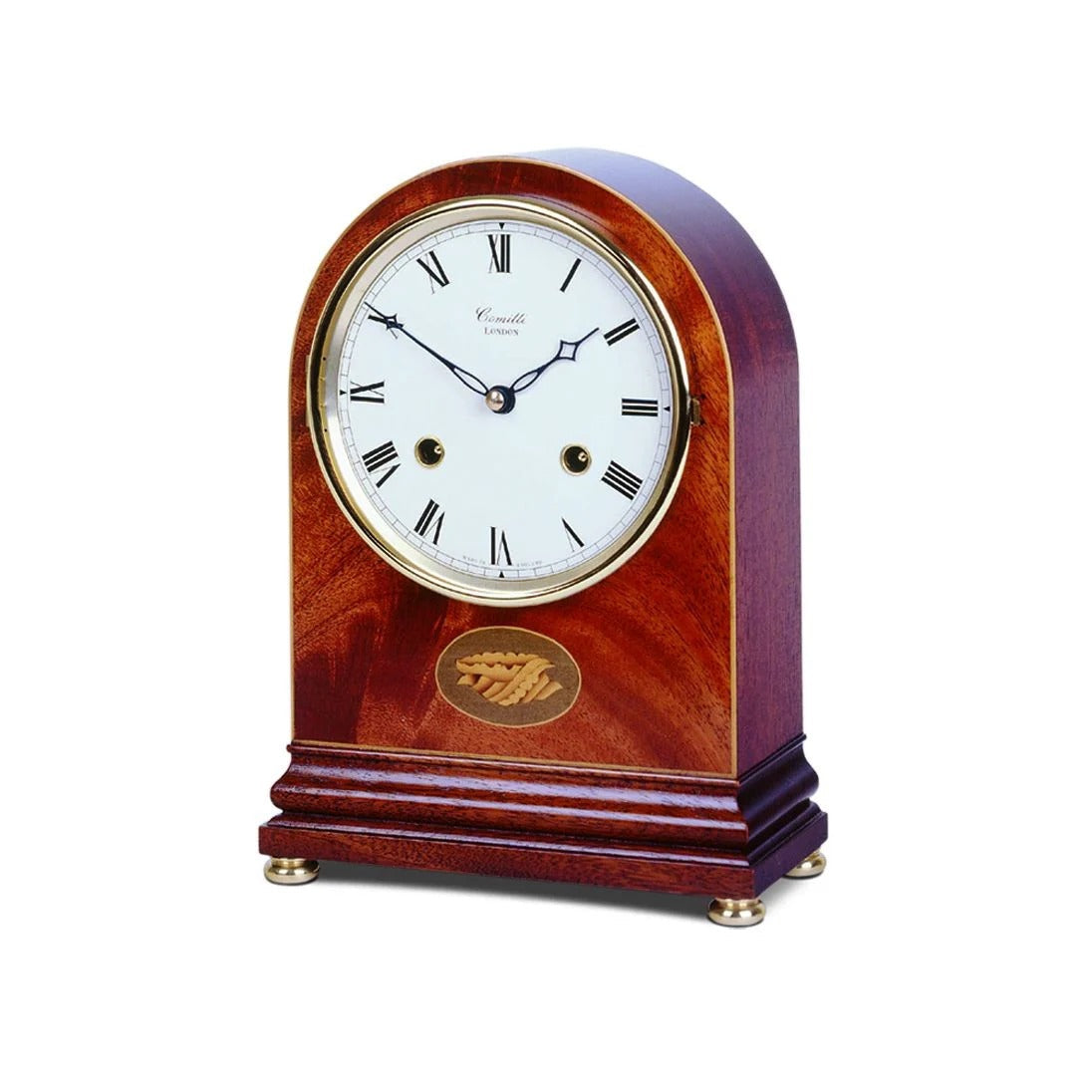 Comitti The Regency Arch - Bell Strike Table Clock, Mahogany, C4102S