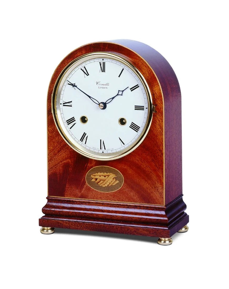 Comitti The Regency Arch - Bell Strike Table Clock, Mahogany, C4102S