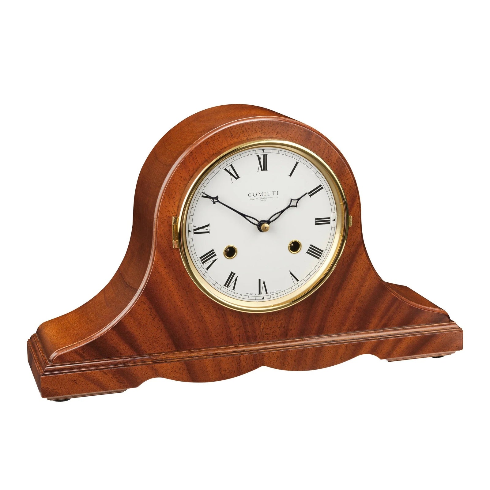 Comitti The Regency Napoleon - Bell Strike Table Clock, Mahogany, C4119S