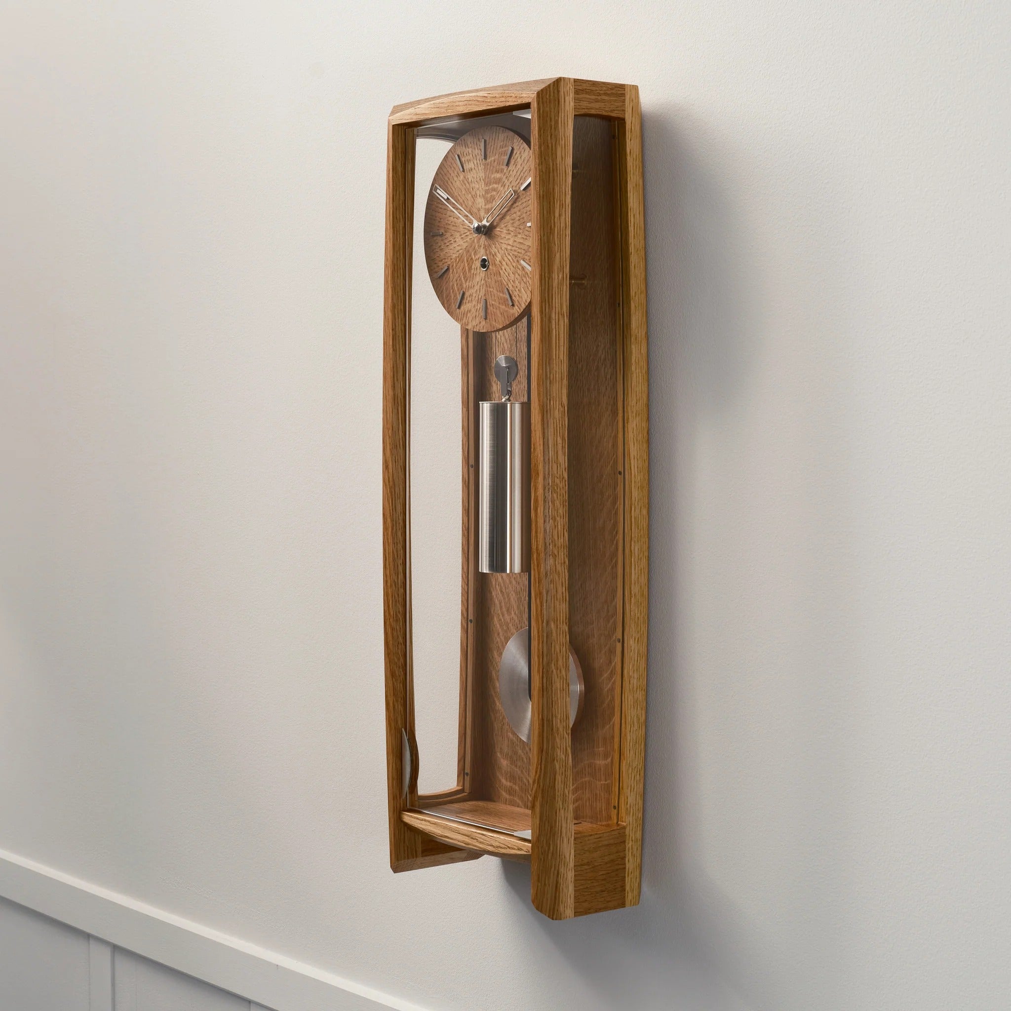 Comitti of London, THE FROXFIELD Wall Clock in Natural Oak, c3815tp