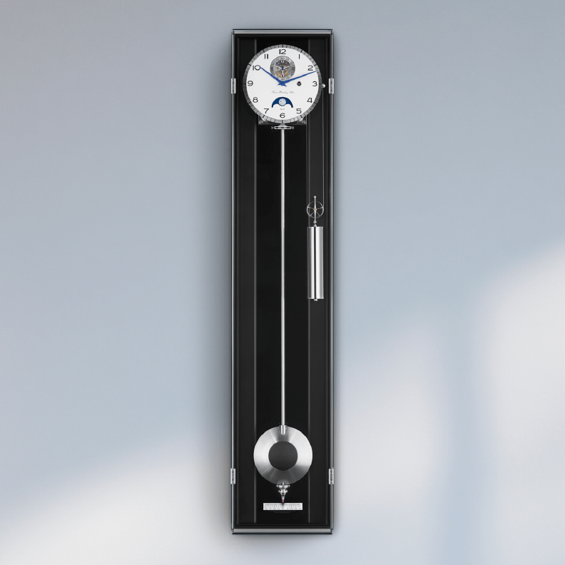 Hermle Masterpiece 2026 precision wall clock in white