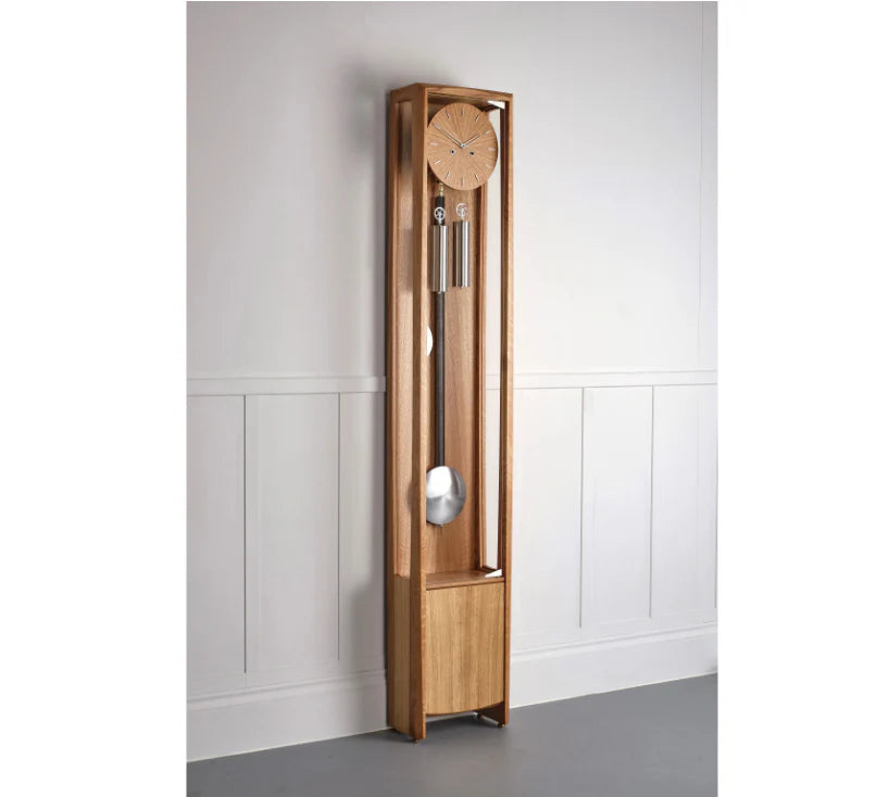 Comitti of London, Froxfield Floor Clock in Natural Oak, C1815S