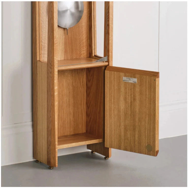 Comitti of London, Froxfield Floor Clock in Natural Oak, C1815S