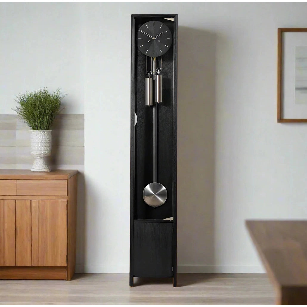 Comitti of London, Froxfield Floor Clock in Black Oak, C1915S
