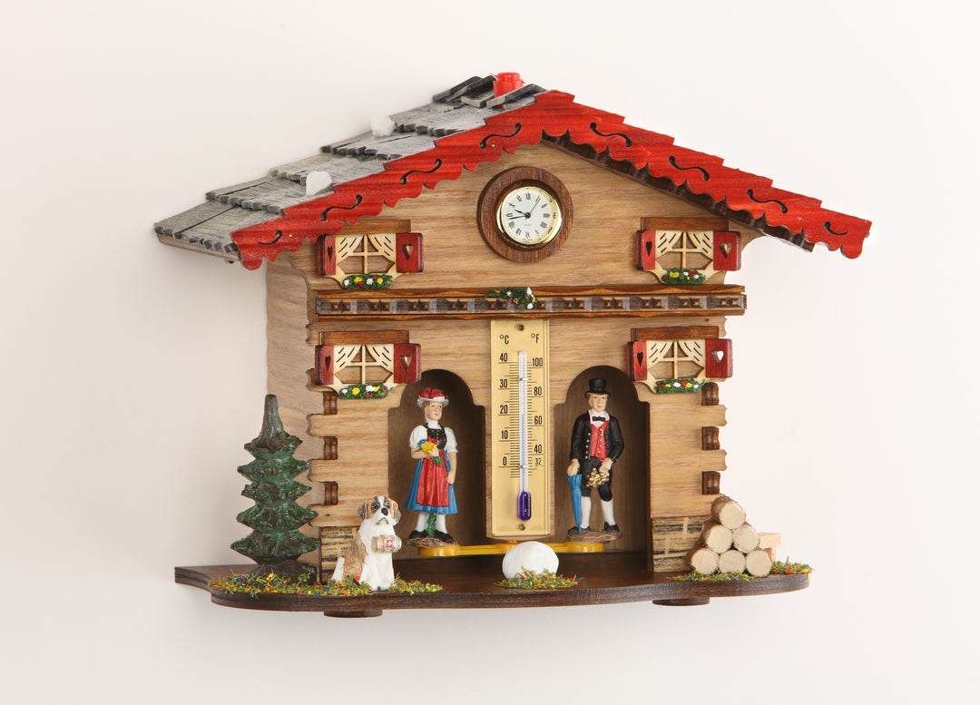 Hermle Nuremberg cuckoo-style weather station clock