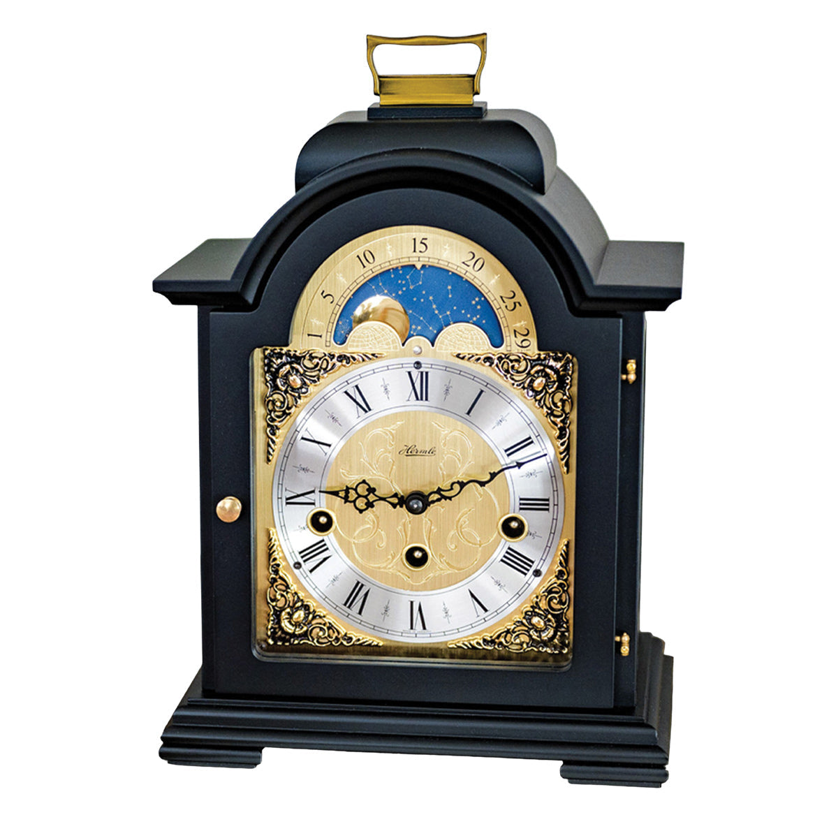 Hermle Debden black mantel clock, model 22864740340