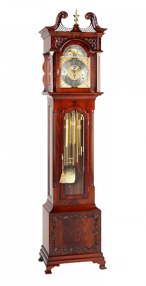 Comitti of London, The Empire Floor Clock, Tubular Triple Chime, C2011TCH