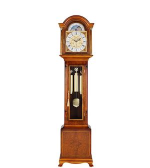 Comitti of London, The Kensington Walnut Floor Clock, Triple Chime, C2207TCH