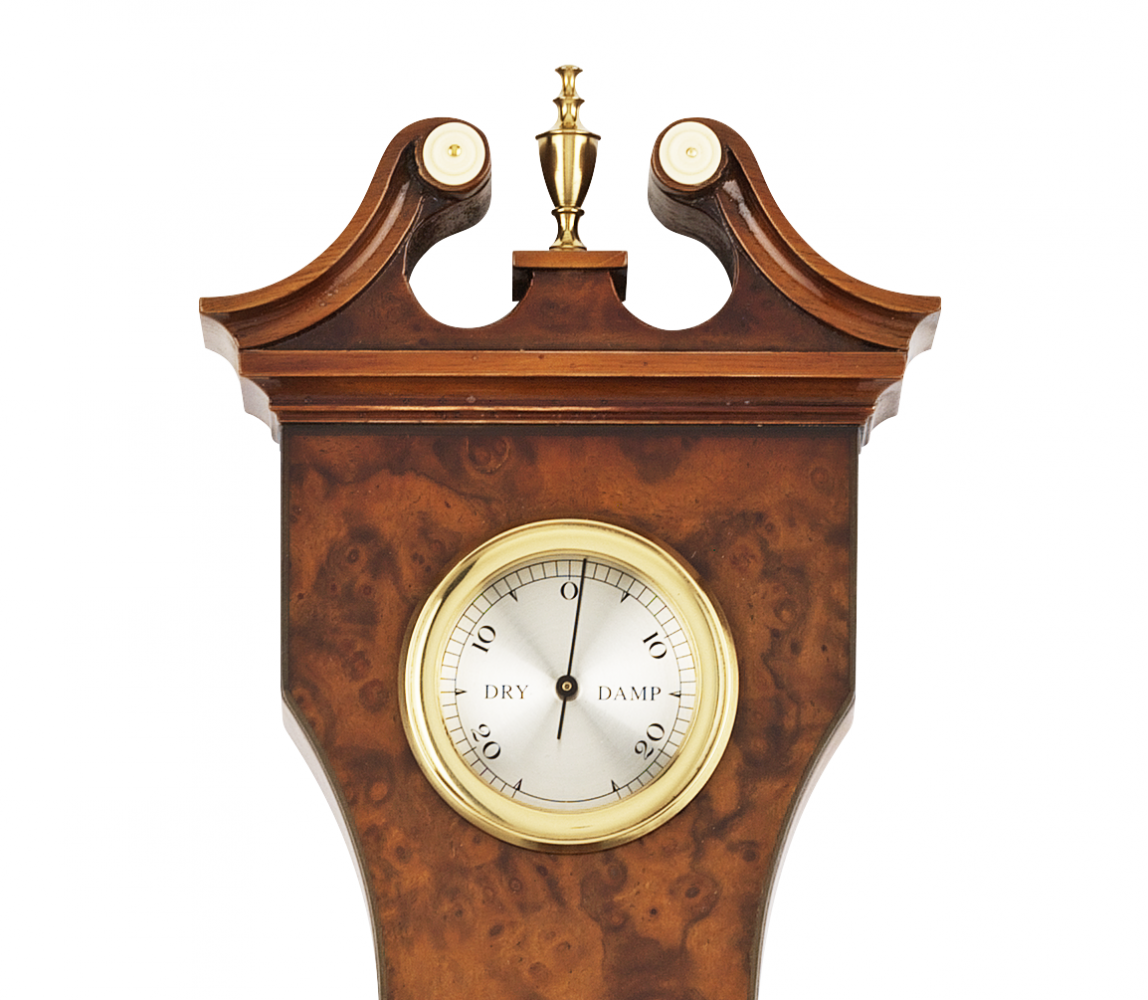 Comitti of London, The Regency Banjo Barometer With Clock, BC270.8