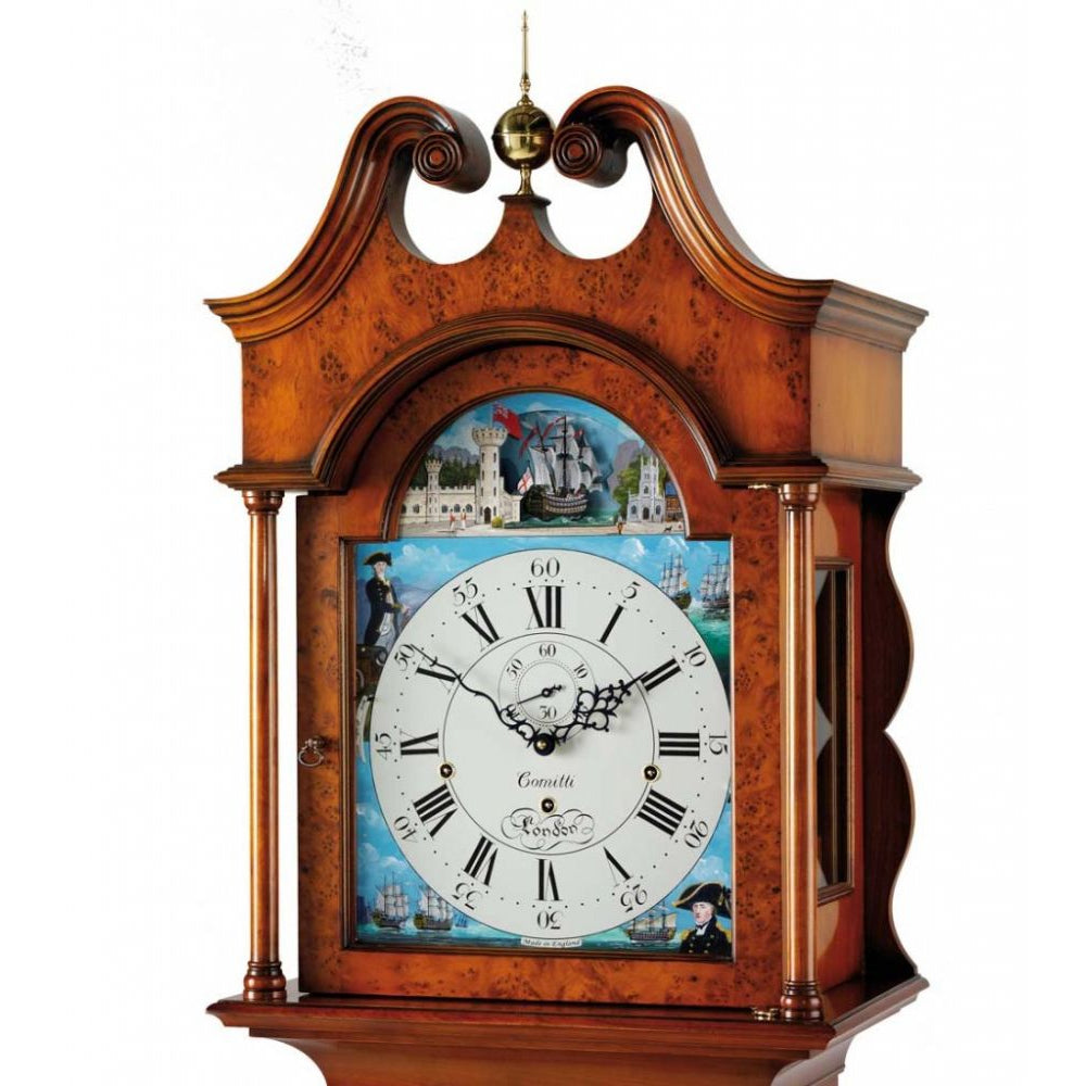 Comitti of London, The Trafalgar Floor Clock, Triple Chime, C2408TCH