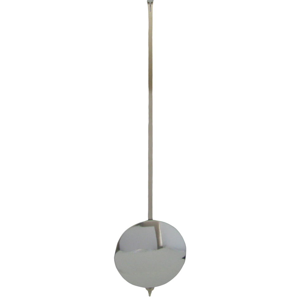 Hermle Clock NICKEL PENDULUM LYRE 35 CM with 80 mm Polished Bob