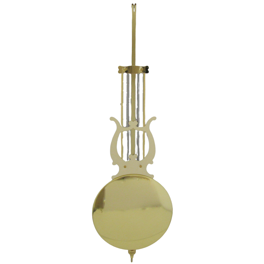 Hermle Clock PENDULUM LYRE 45 CM with 100 mm Polished Bob