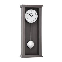 Hermle ARDEN Modern Quartz Regulator Wall Clock, Gray Model 71002U82200
