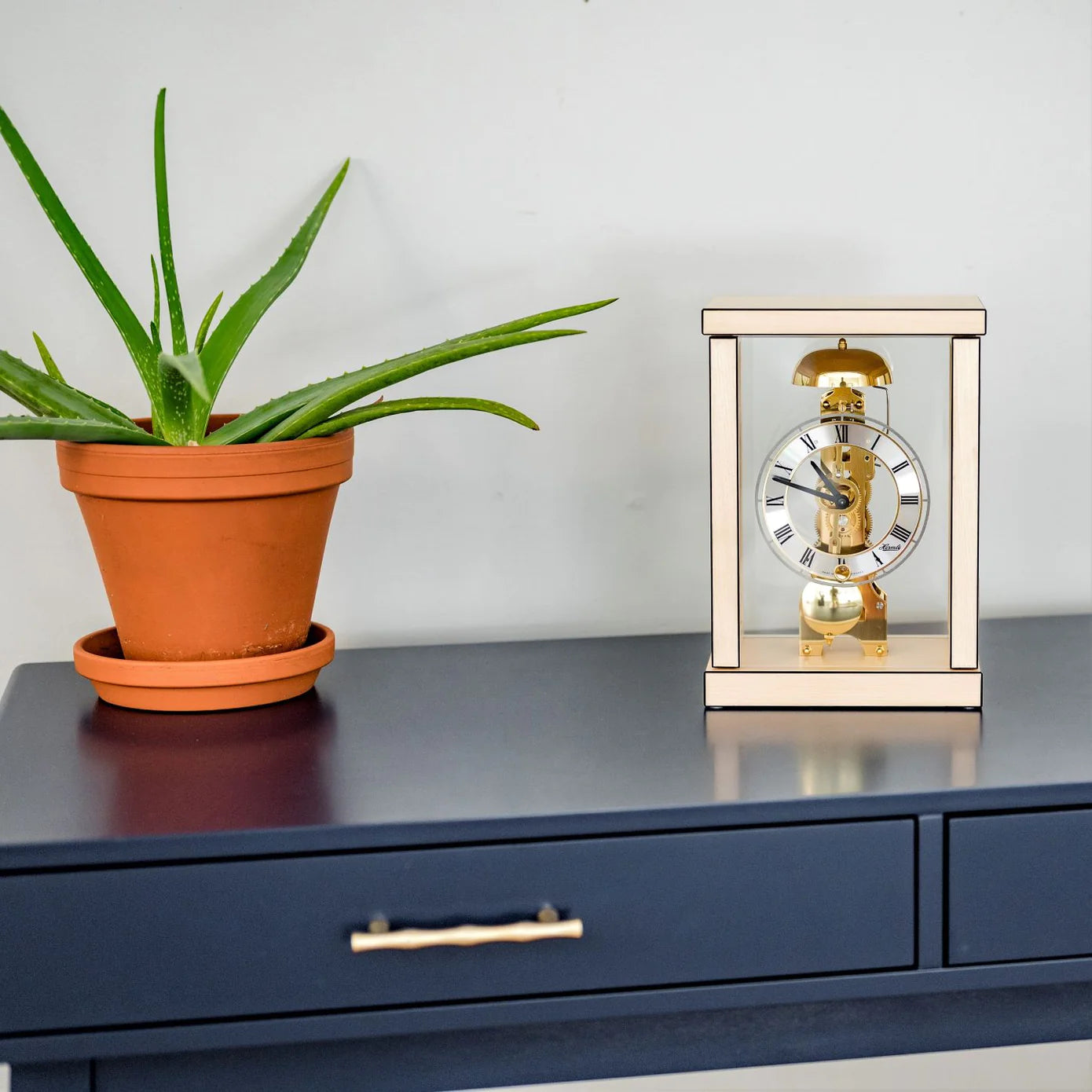 Hermle BRAYDEN Mechanical Mantel Clock, Multiple Finishes