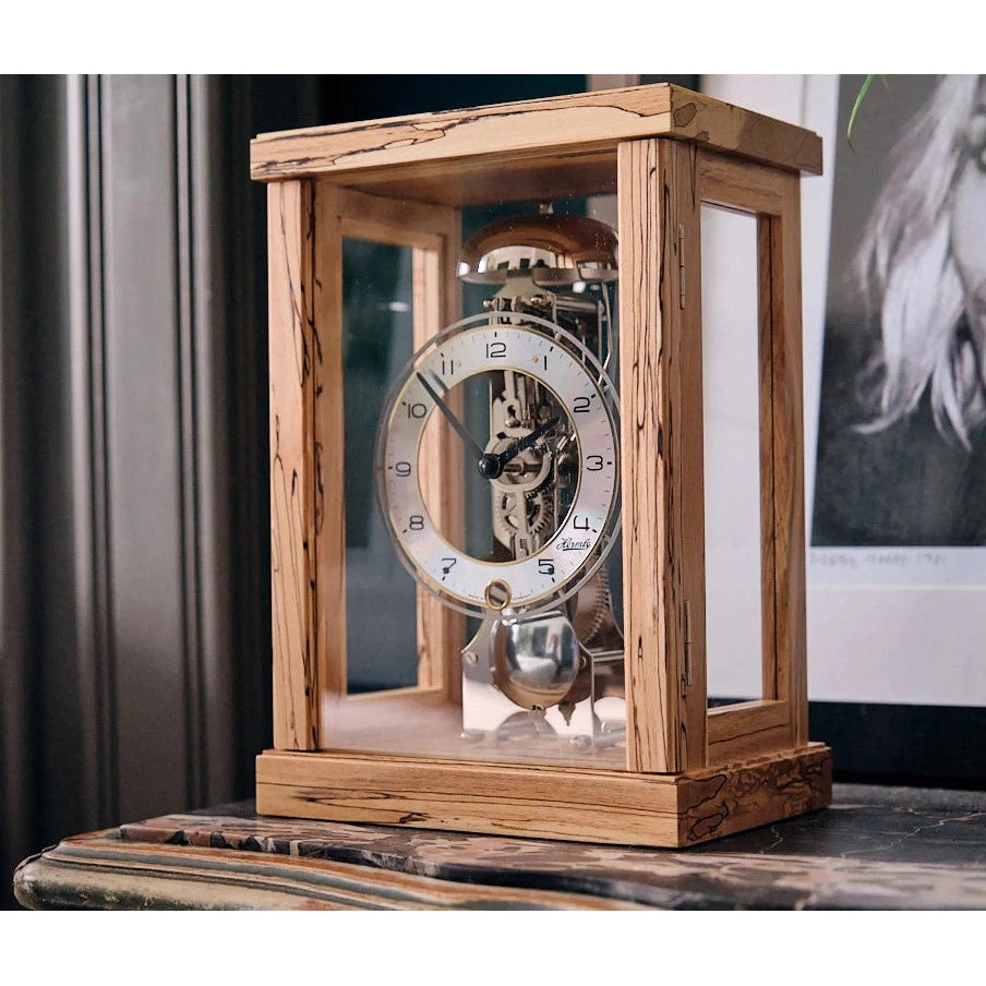 Hermle BRAYDEN Mechanical Mantel Clock, Multiple Finishes