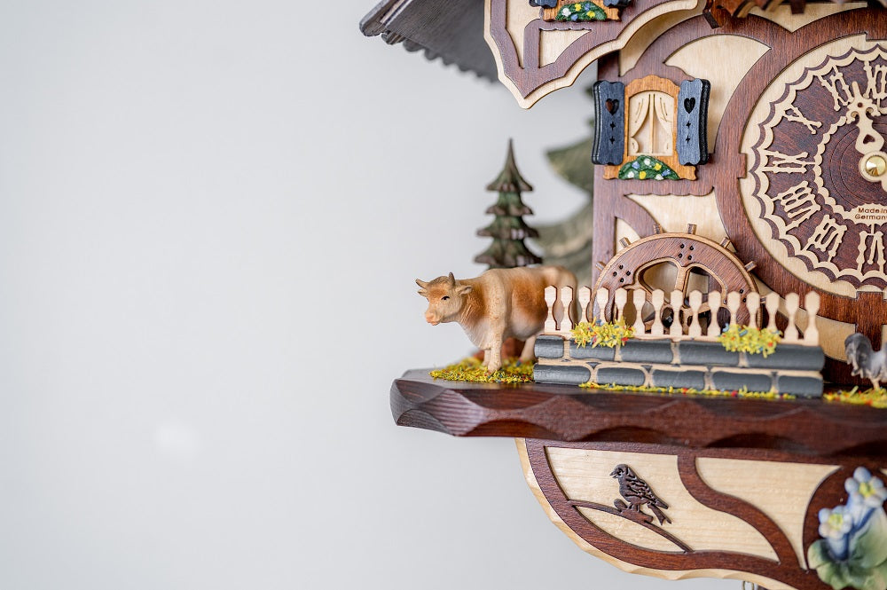Hermle WERNER Black Forest Carved Cuckoo Clock Model 92000
