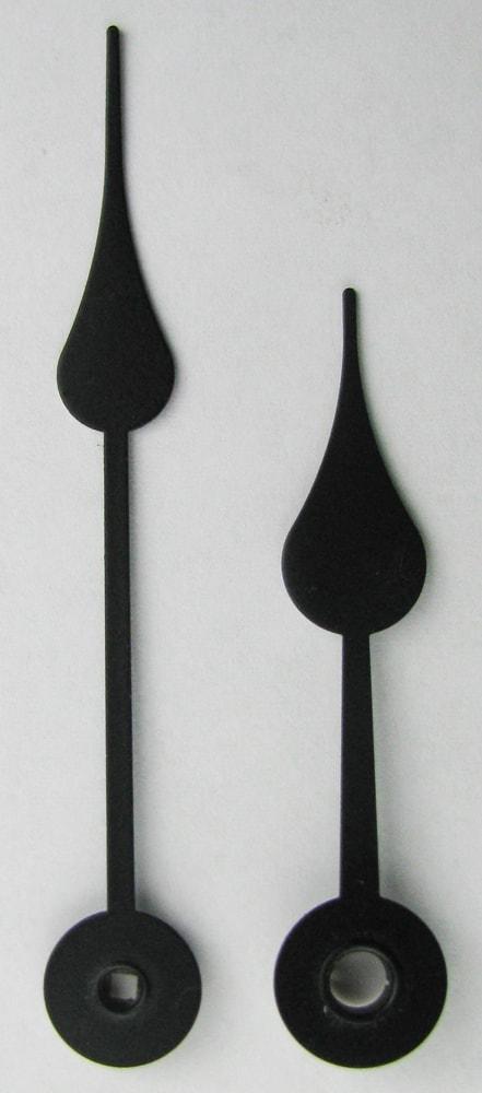 Accessories - Clock Hands- Black Spade Hands For Hermle Mechanical  Movements, 2 3/4" Inches