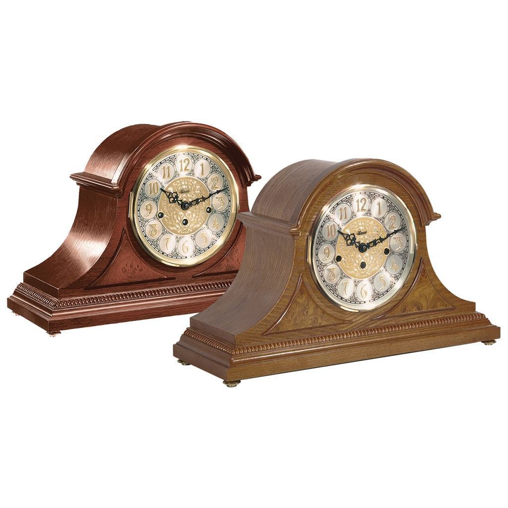 Classic Mantel Clocks - Hermle AMELIA  Mechanical Mantel Clock 21130I90340, Light Oak