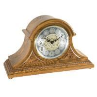 Classic Mantel Clocks - Hermle AMELIA Quartz Mantel Clock 21130I9Q, Light Oak